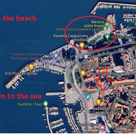Апартаменты Koper Step To The Sea Экстерьер фото