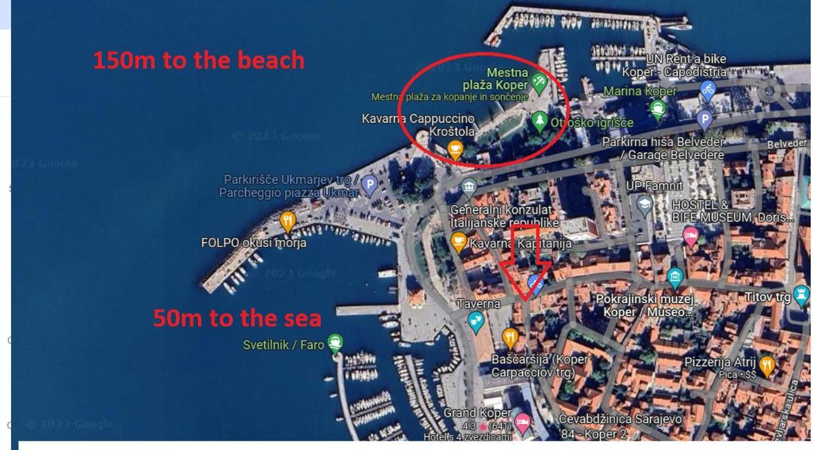 Апартаменты Koper Step To The Sea Экстерьер фото
