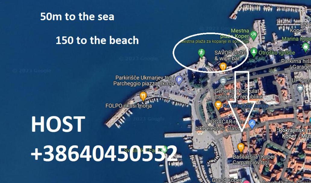 Апартаменты Koper Step To The Sea Экстерьер фото